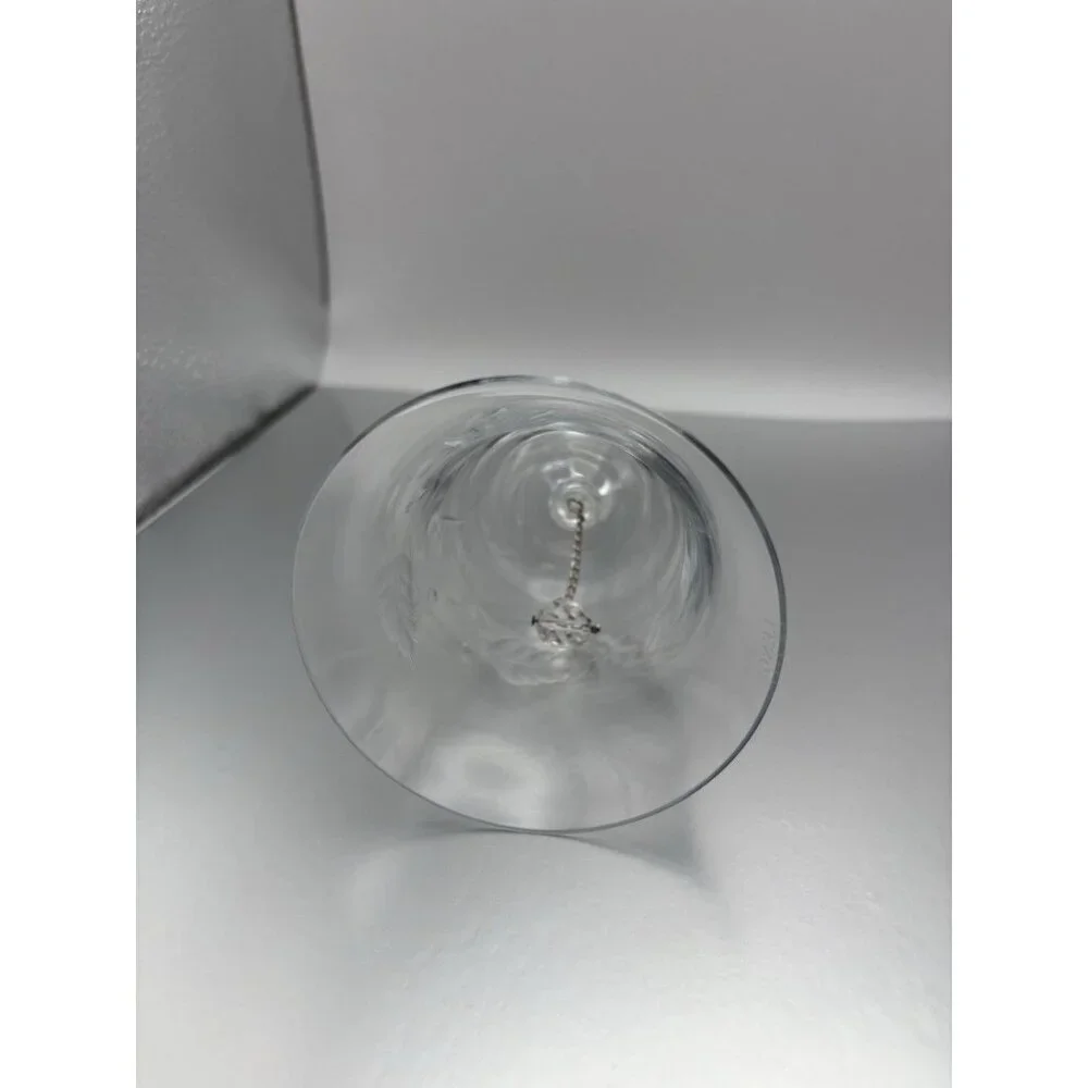Vintage LENOX Etched Clear Crystal Glass 6" Bell - Picture 7 of 9